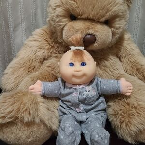 Vintage Cabbage Patch Kids 1995 Mattel Preemie Doll Blonde Hair Blue Eyes